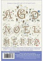 Anita Goodesign Holiday Monogram embroidery design (198AGHD) featuring gold-toned decorative floral monogram letters.