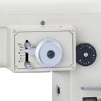Consew 199RB industrial sewing machine head, beige finish with stitch-length dial and metal handwheel