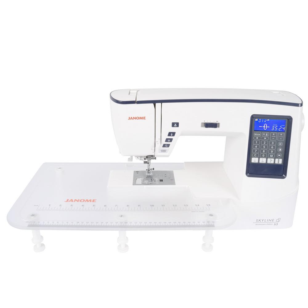 Janome Skyline 3 Anniversary Edition Sewing and Quilting Machine (Open Box Model) - Sewingmachinesplus.com