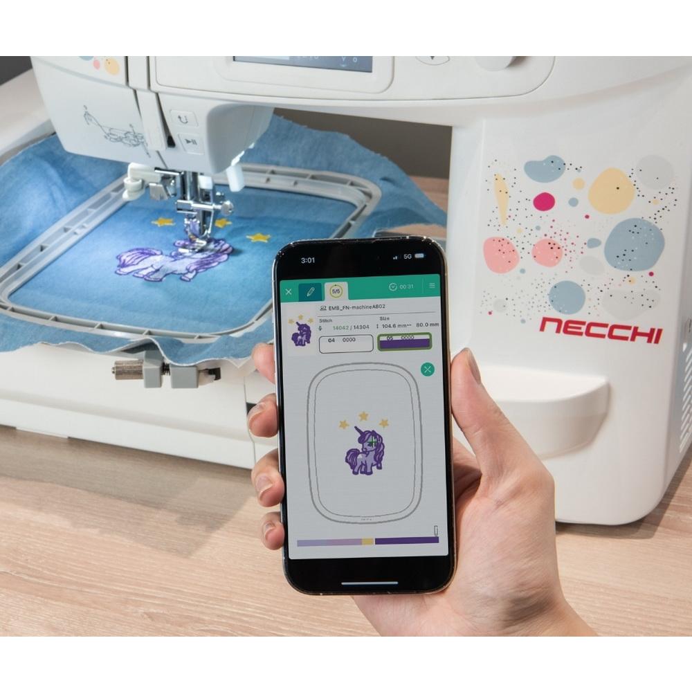 NECCHI NE210 Combination Sewing and Embroidery Machine - Sewingmachinesplus.com