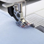 Pfaff Clear 1/4 inch Right Guide Foot for IDT System (820881096) - Sewingmachinesplus.com