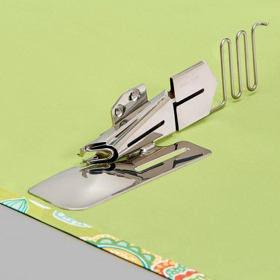 Baby Lock 15MM Knit Woven Single Bias Binder Presser Foot - Sewingmachinesplus.com