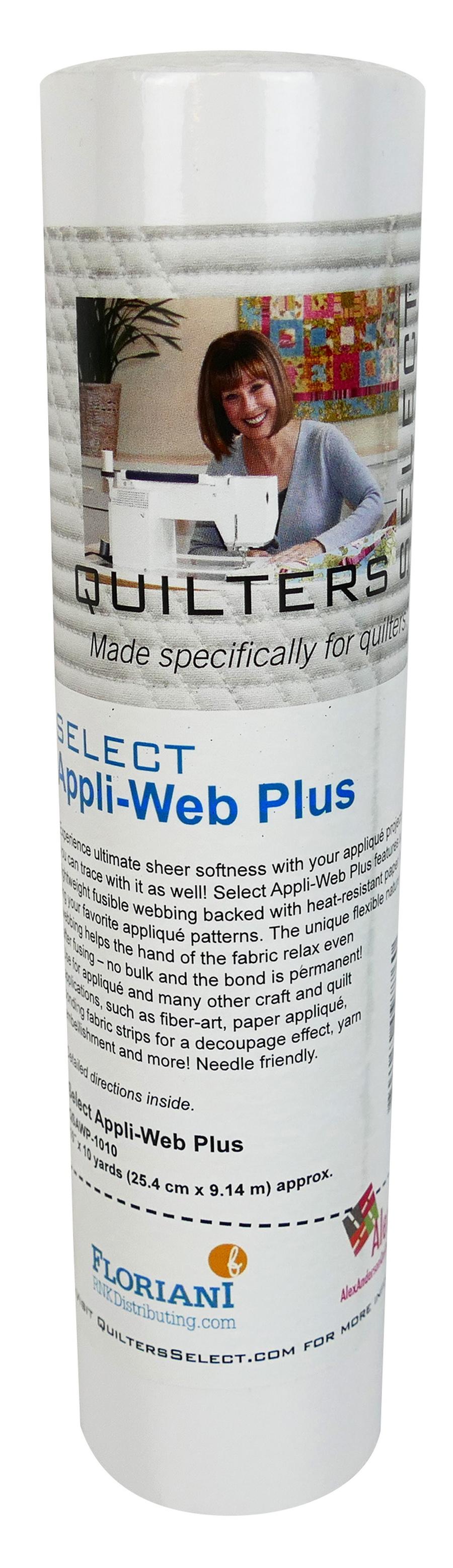 Quilters Select Appli-Web Plus - 10" x 10 yds