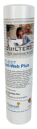 Quilters Select Appli-Web Plus - 10" x 10 yds
