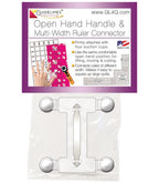 Guidelines 4 Quilting Open Hand Handle and Multi-Width Ruler Connector