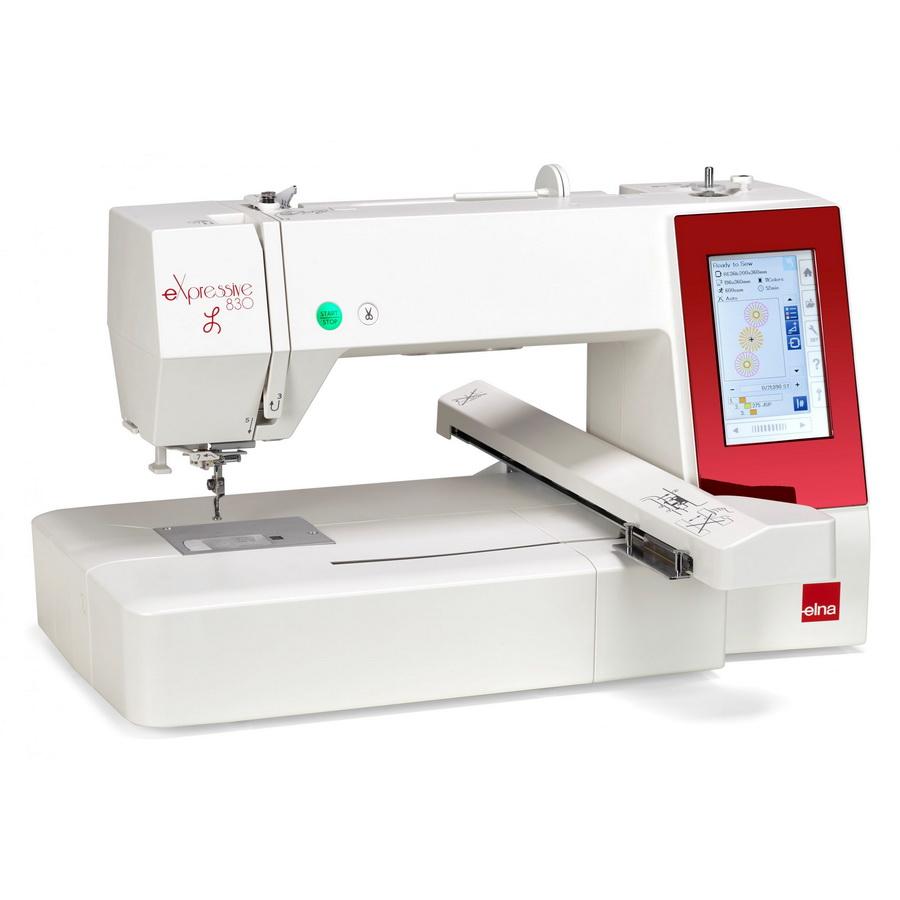 Elna eXpressive 830L Computerized Embroidery Machine (Open Box Model) - Sewingmachinesplus.com