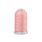 Exquisite polyester embroidery thread spool in gingham peach, 1000M