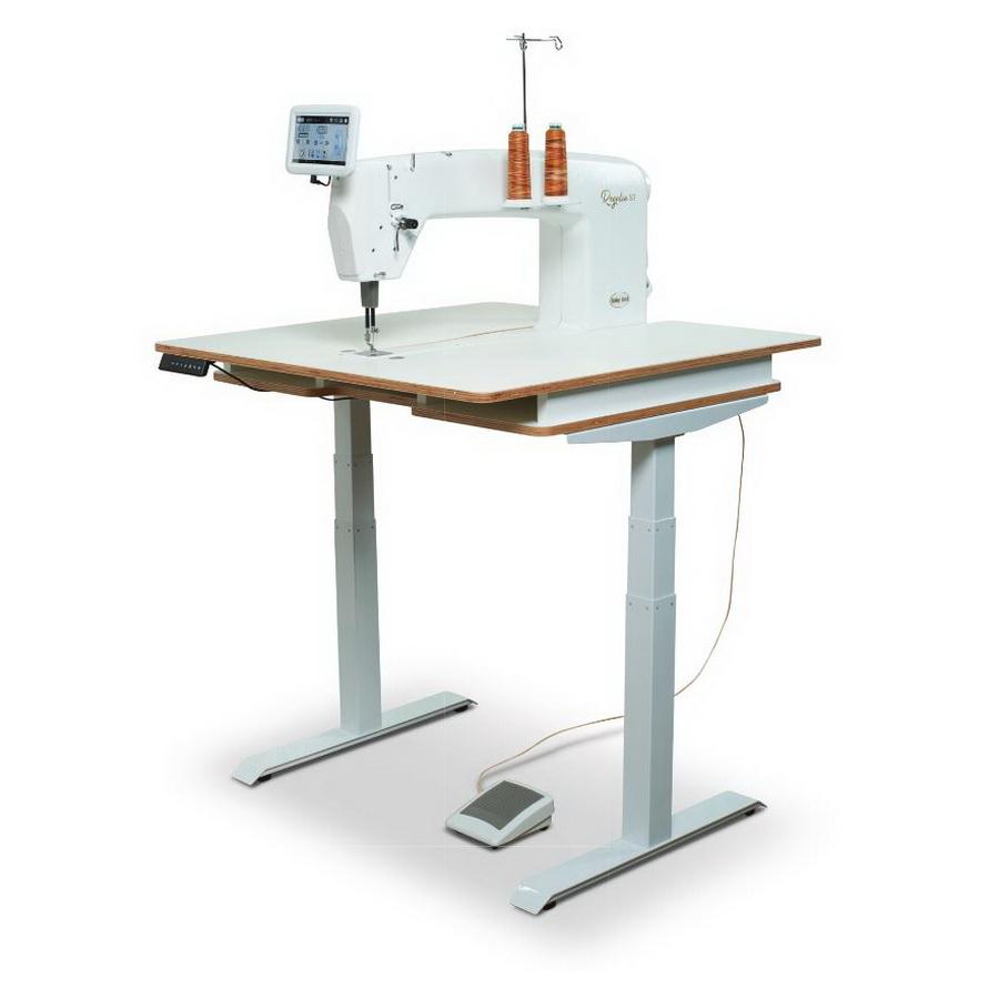 Baby Lock 20" Regalia ST Sit Down Longarm Stationary Machine With Standard Insert Table (Lift Table Upgrade Available) - Sewingmachinesplus.com