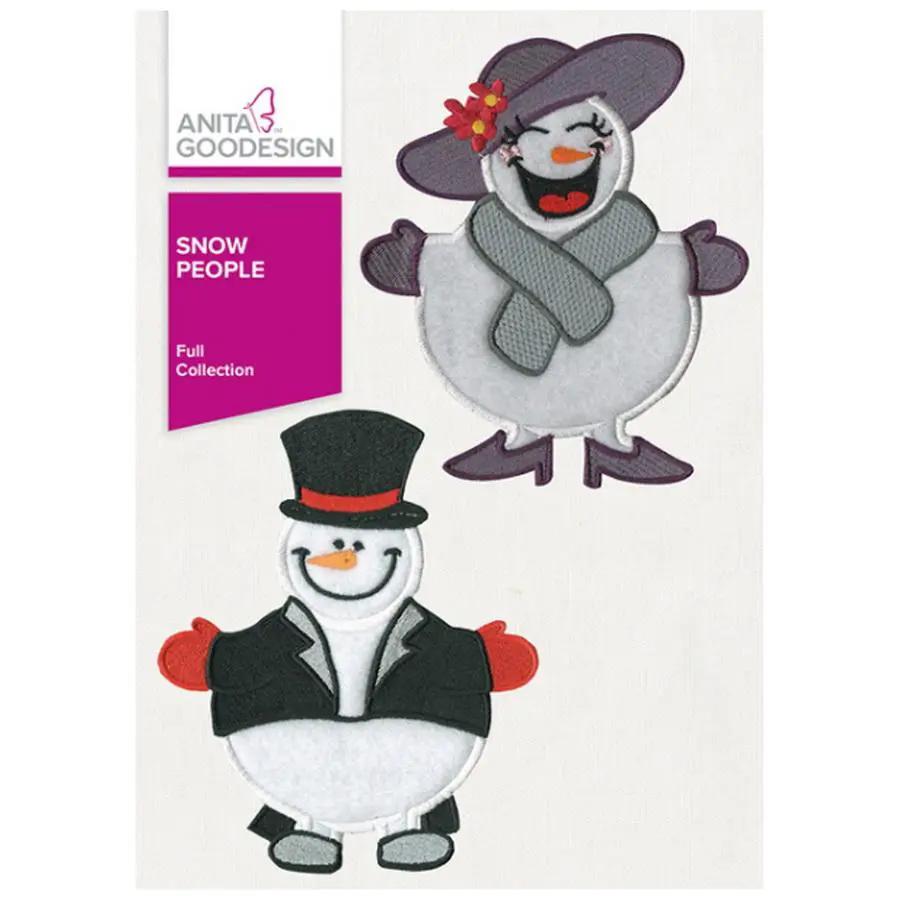 Anita Goodesign Snow People 153AGHD - Sewingmachinesplus.com
