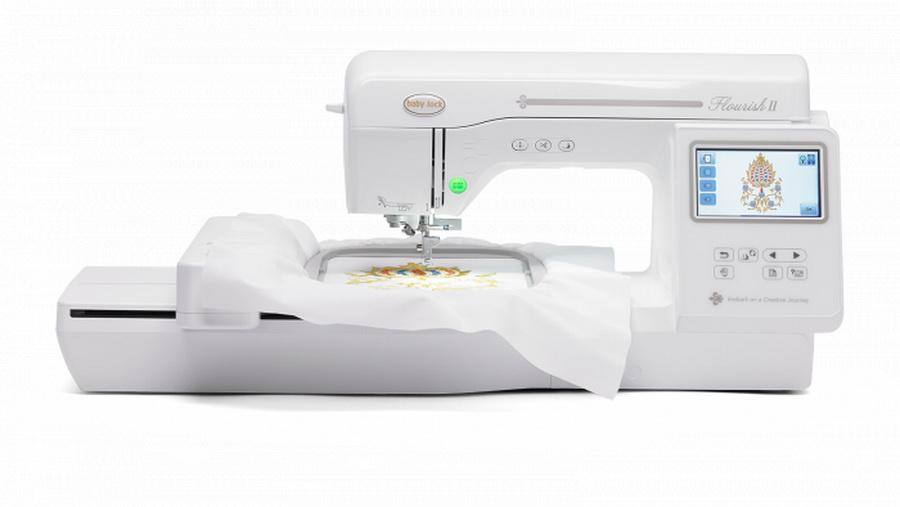 Baby Lock Flourish II Embroidery Only Machine (BLMFO2) - FREE Thread Kit and Stabilizer Included - Sewingmachinesplus.com