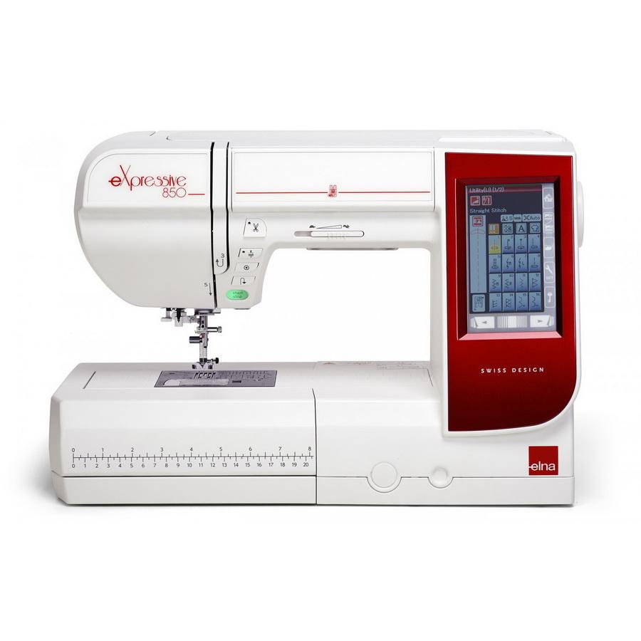 Elna eXpressive 850 Sewing and Embroidery Machine (OPEN BOX MODEL) - Sewingmachinesplus.com