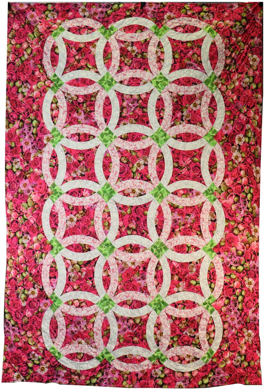 Ready to Sew Budding Romance Pre - cut Quilt Kit - Sewingmachinesplus.com