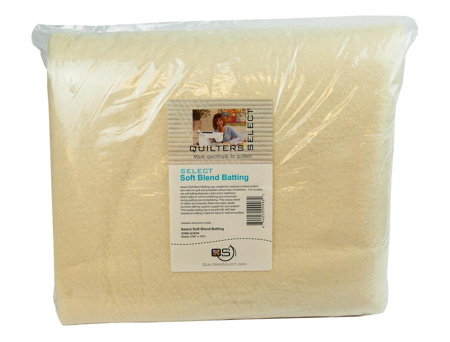 Quilters Select Blend Batting 93" x 116" - Queen Cut