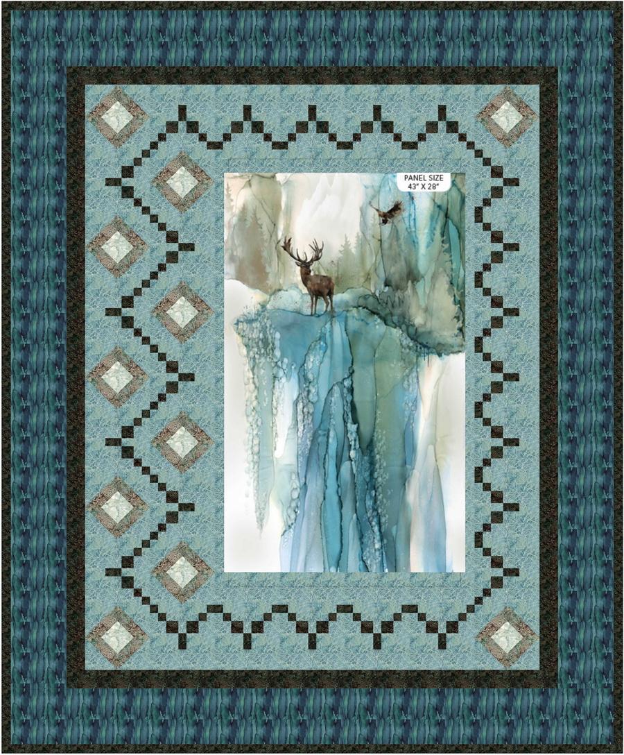 Ready to Sew Whispering Pine Pre - cut Quilt Kit - Sewingmachinesplus.com