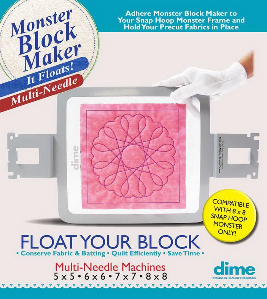 Dime Monster Block Maker - Multi-Needle Compatibility