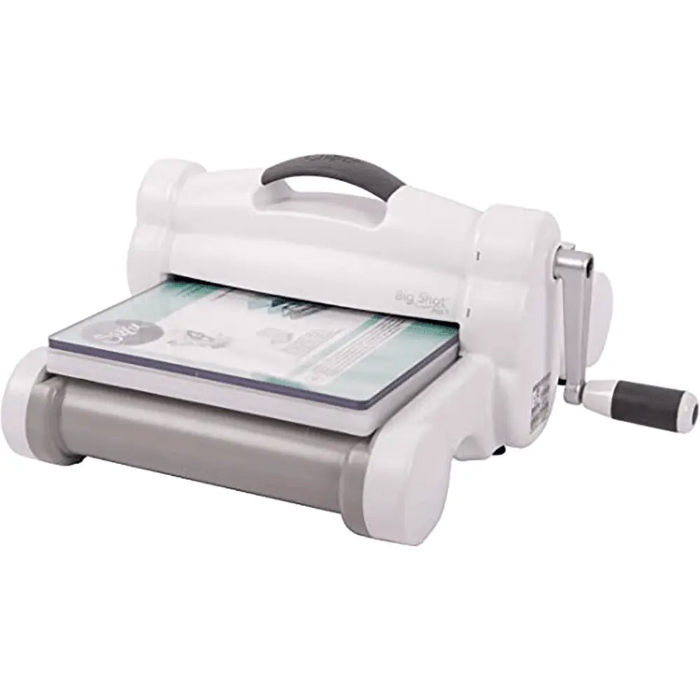 Sizzix Big Shot Plus Machine Only (White & Gray) (US Vers) - Sewingmachinesplus.com
