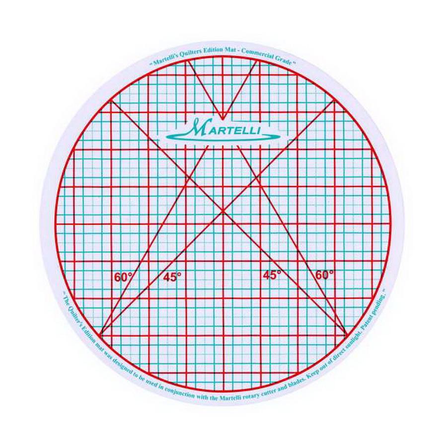 Martelli Mini 10in Round About Cutting Mat - Sewingmachinesplus.com