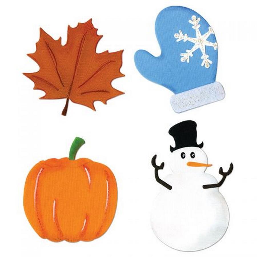 Sizzix Bigz Die Set Seasonal 2 (4 Die Set) - Sewingmachinesplus.com