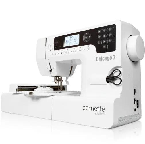 Bernette Chicago 7 sewing and embroidery machine in white