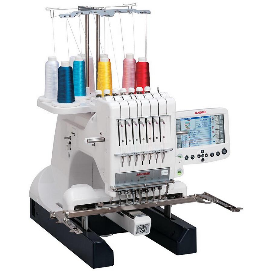 Janome MB - 7 Seven - Needle Embroidery Machine (OPEN BOX MODEL) - Sewingmachinesplus.com