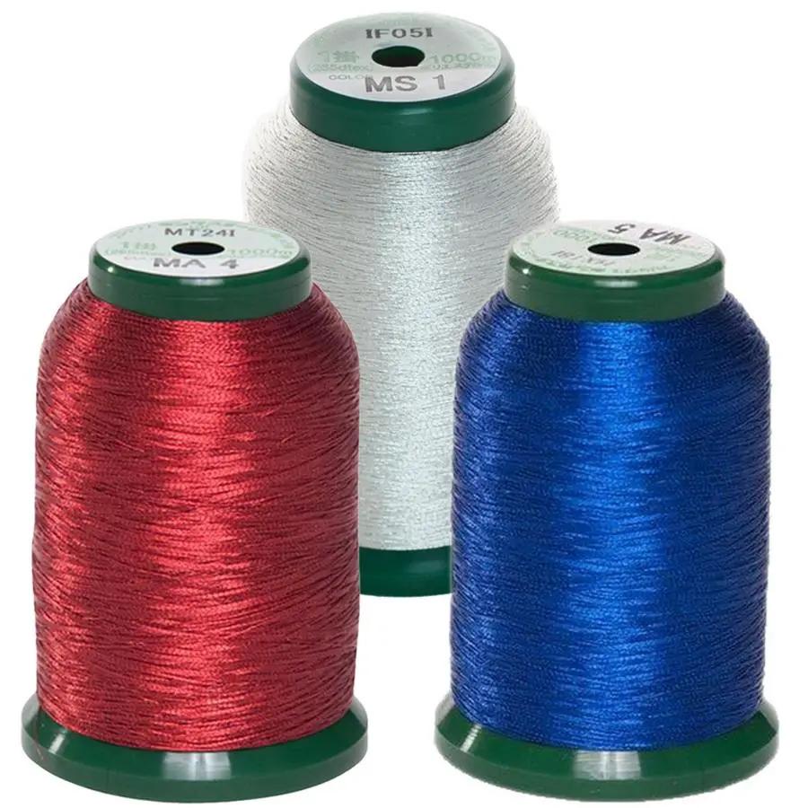 Kingstar Metallic Thread Patriotic 3 - pack PP001 - Sewingmachinesplus.com
