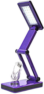 Shawshank 702369 21 SMD LED Purple Folding Desk Lamp - Sewingmachinesplus.com