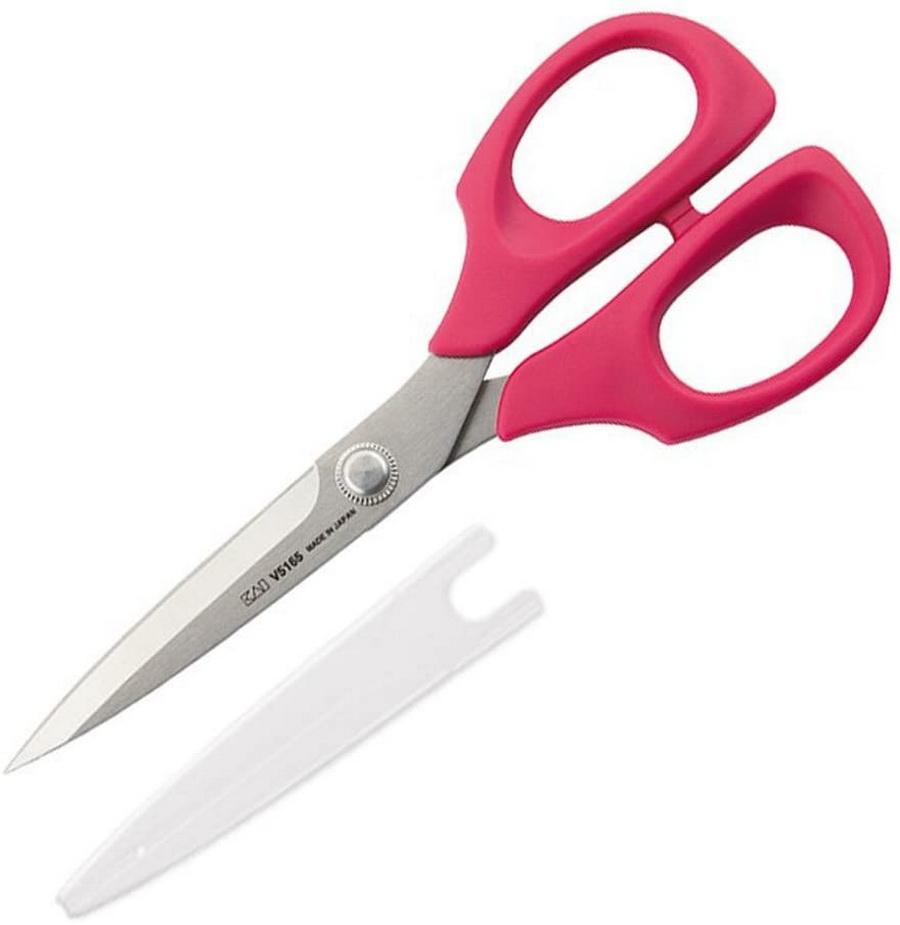 Kai N5165 6.5 Inch Sewing Scissors With Blade Cap (Available in Different Colors)