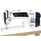 Techsew 9000C Automatic Highspeed Lockstitch Direct Drive Industrial Sewing Machine With Assembled Table and Motor - Sewingmachinesplus.com