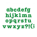 Sizzix Bigz Alphabet Set AllStar 1 1/2in Lowercase Letters & Punctuation - Sewingmachinesplus.com