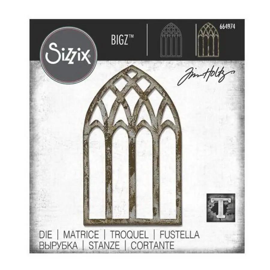Sizzix Bigz Die Cathedral Window by Tim Holtz - Sewingmachinesplus.com