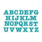 Sizzix Bigz Alphabet Set 26 Dies - AllStar 3 1/2in Capital Letters - Sewingmachinesplus.com