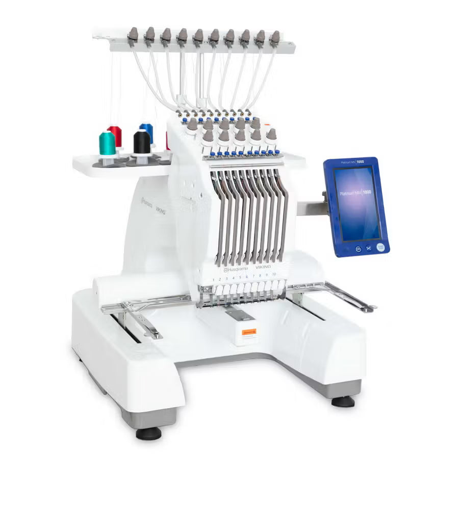 Husqvarna Viking Platinum MN 1000 10 Multi-Needle Embroidery Machine