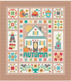 Autumn Love Sew Along Kit quilt by Riley Blake Designs in warm autumn colors