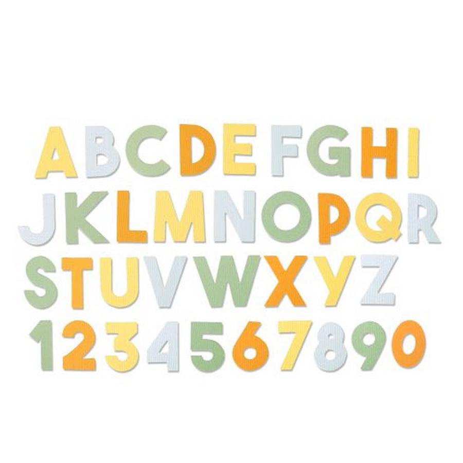 Sizzix Bigz XL Alphabet Die Chunky by Emily Tootle - Sewingmachinesplus.com