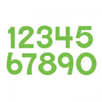 Sizzix Bigz Alphabet Set 9 Dies - Block 3 1/2in Numbers