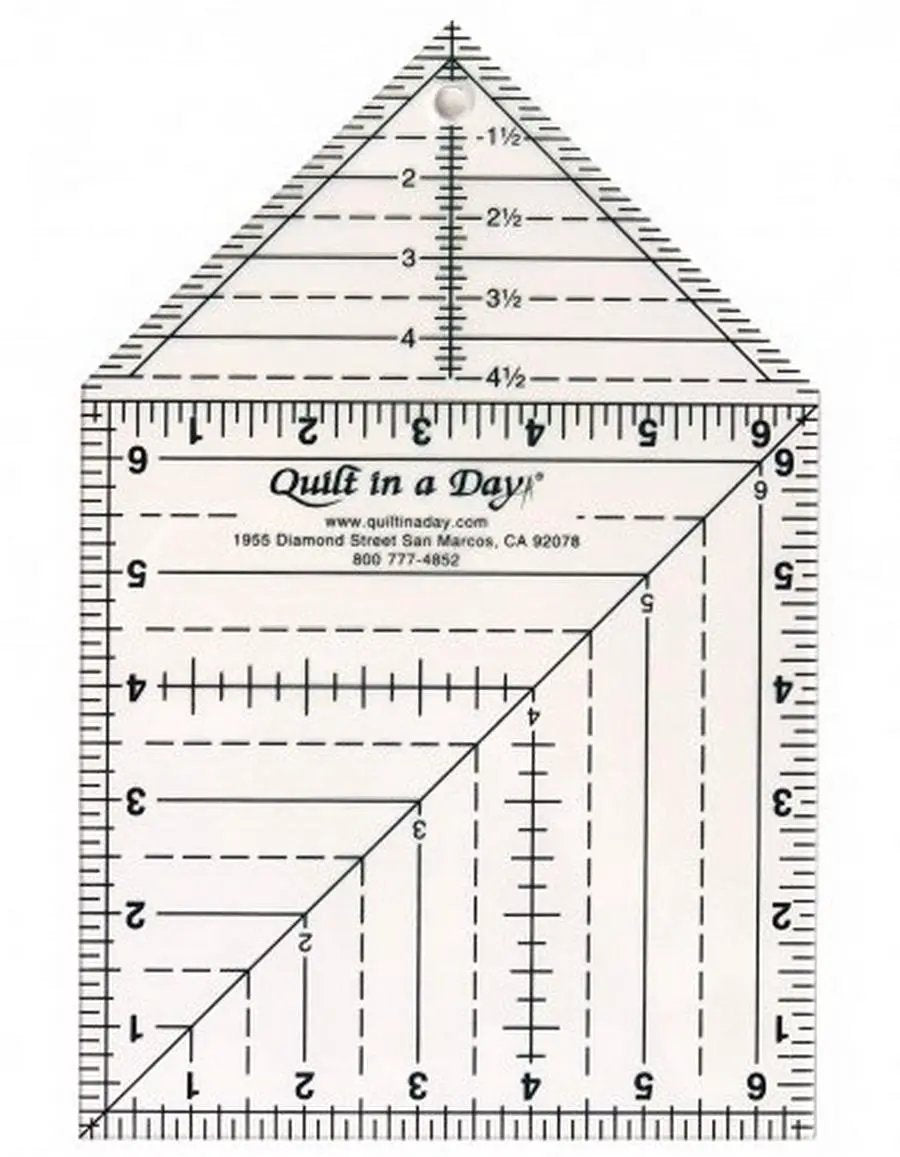 Quilt in a Day Double Square Up Ruler (QD2047) - Sewingmachinesplus.com