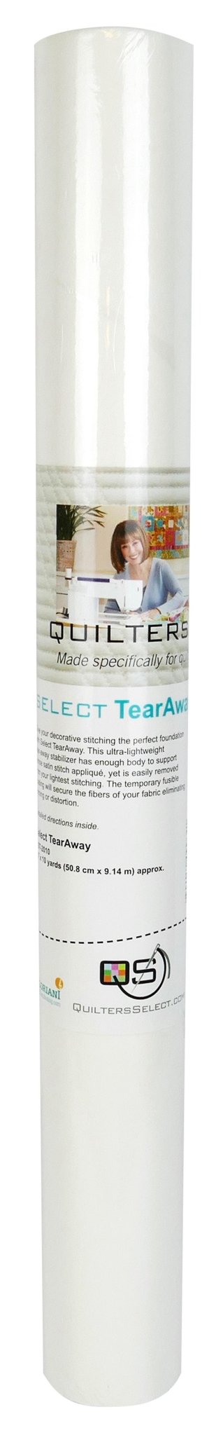 Quilters Select 15" x 10 Yards TearAway (Fusible) Stabilizer - Sewingmachinesplus.com