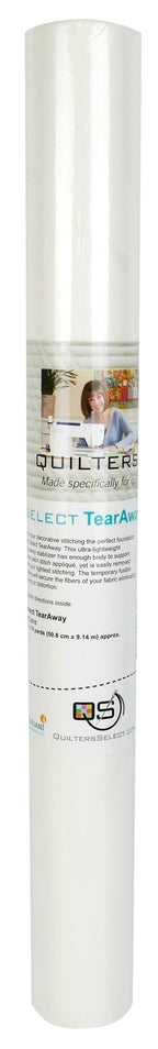 Quilters Select 15" x 10 Yards TearAway (Fusible) Stabilizer - Sewingmachinesplus.com