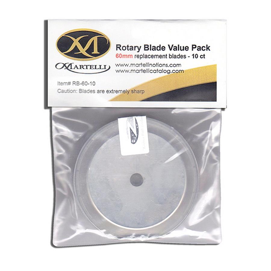 Martelli 60mm Replacement Blades 10/pk - Sewingmachinesplus.com