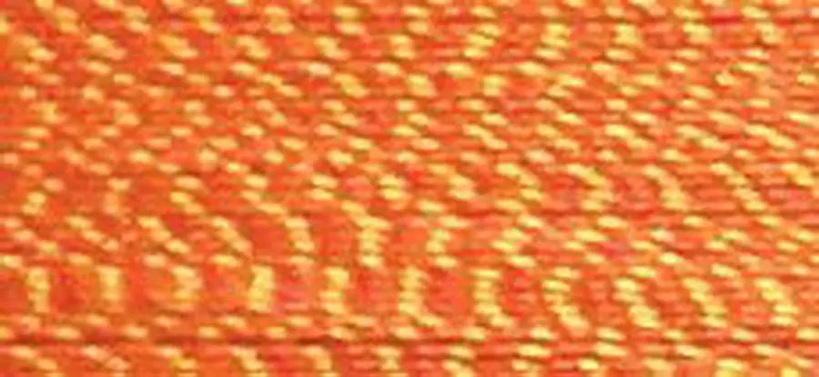 Floriani FU04 mixed embroidery thread in orange/yellow, 1100yd spool