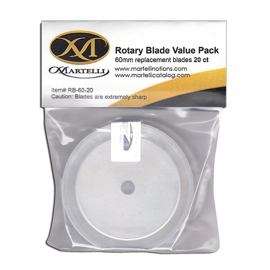 Martelli 60mm Replacement Blades 20/pk - Sewingmachinesplus.com