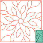 Sew Steady Design Coral Fern Template - Sewingmachinesplus.com