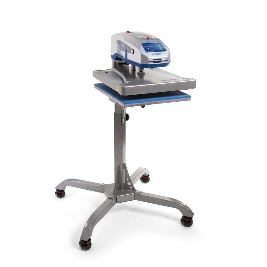 Hotronix Air Fusion IQ Heat Press w/adjustable - height pedestal stand - Sewingmachinesplus.com