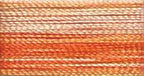 V13 - Floriani Variegated Embroidery Thread, Orange Stripe, 1,100yd spool