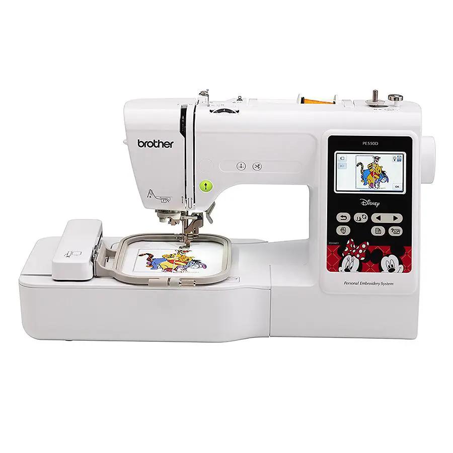Brother Refurbished PE550D 4in x 4in Embroidery Machine with Built in Disney Designs - Sewingmachinesplus.com