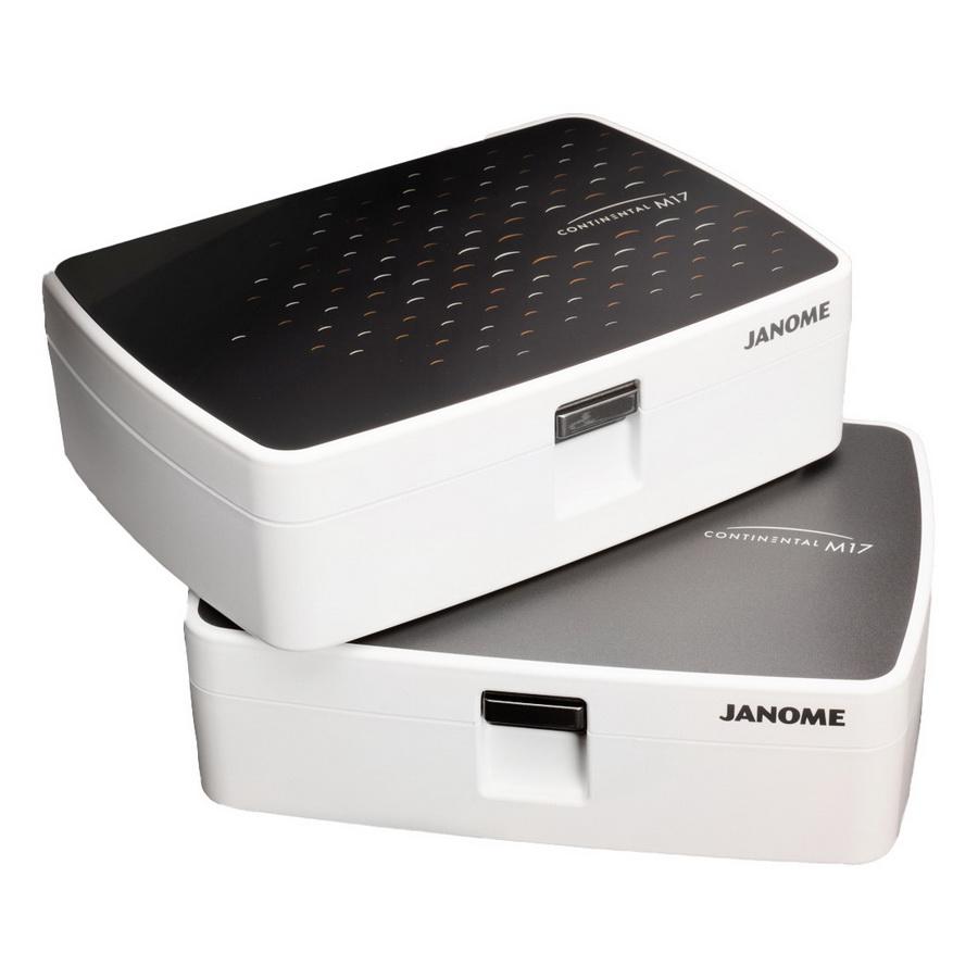 Janome Exclusive CM17 A.S.R. Accessory Case (Black or Grey) - Sewingmachinesplus.com