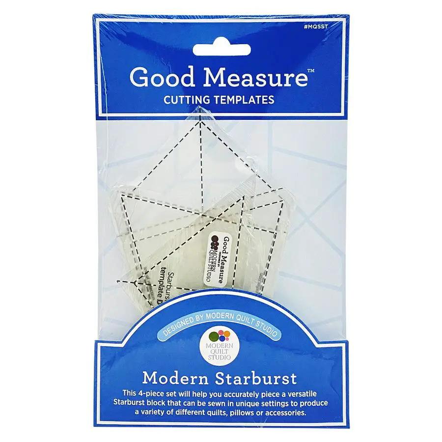 Good Measure Amanda Murphy Starburst Templates 4 PC Set Rulers - Sewingmachinesplus.com