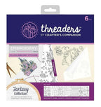 Threaders Embroidery Transfer Sheets, Fantasy collection, 6-pack