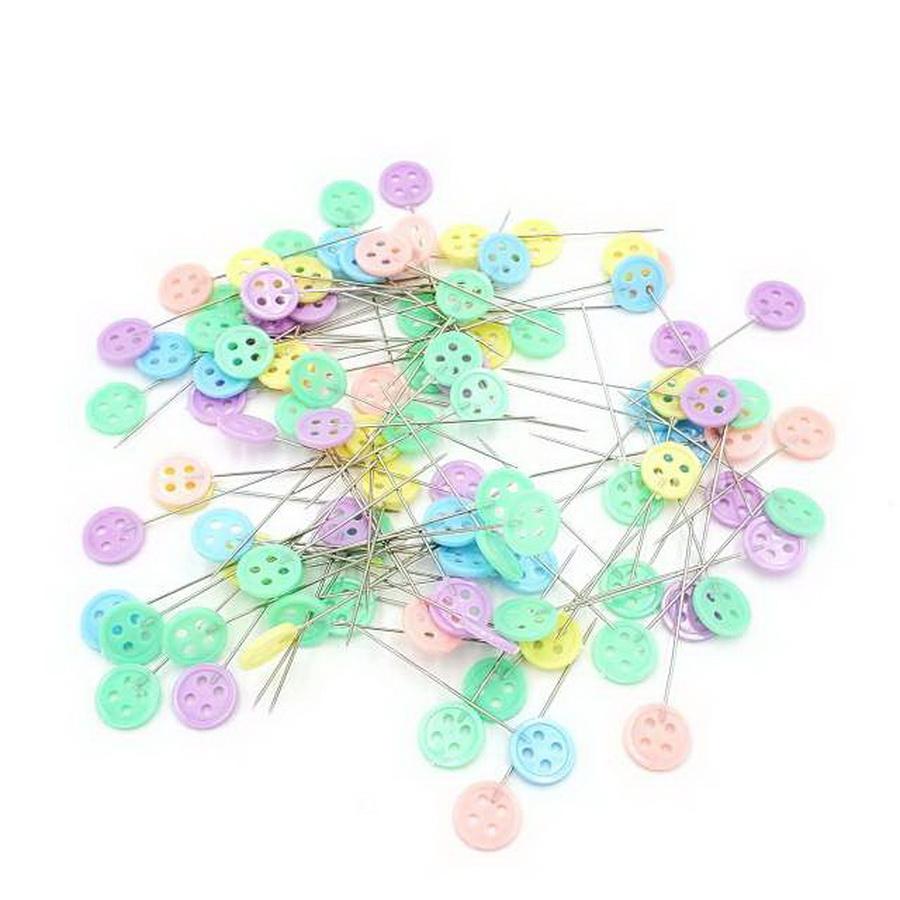 Button Push Pins (100 Pk) - Sewingmachinesplus.com