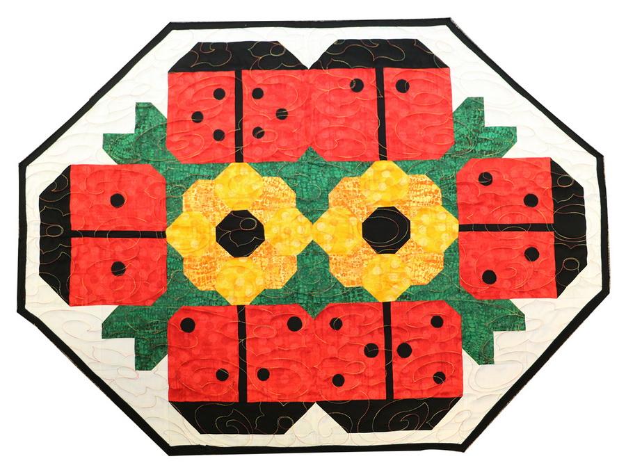 Ready to Sew Lady Bug Picnic Pre - cut Quilt Kit - Sewingmachinesplus.com